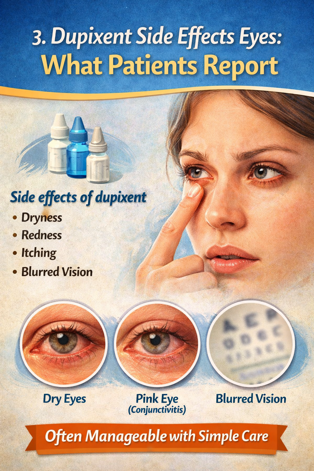 Side effects of Dupixent on eyes