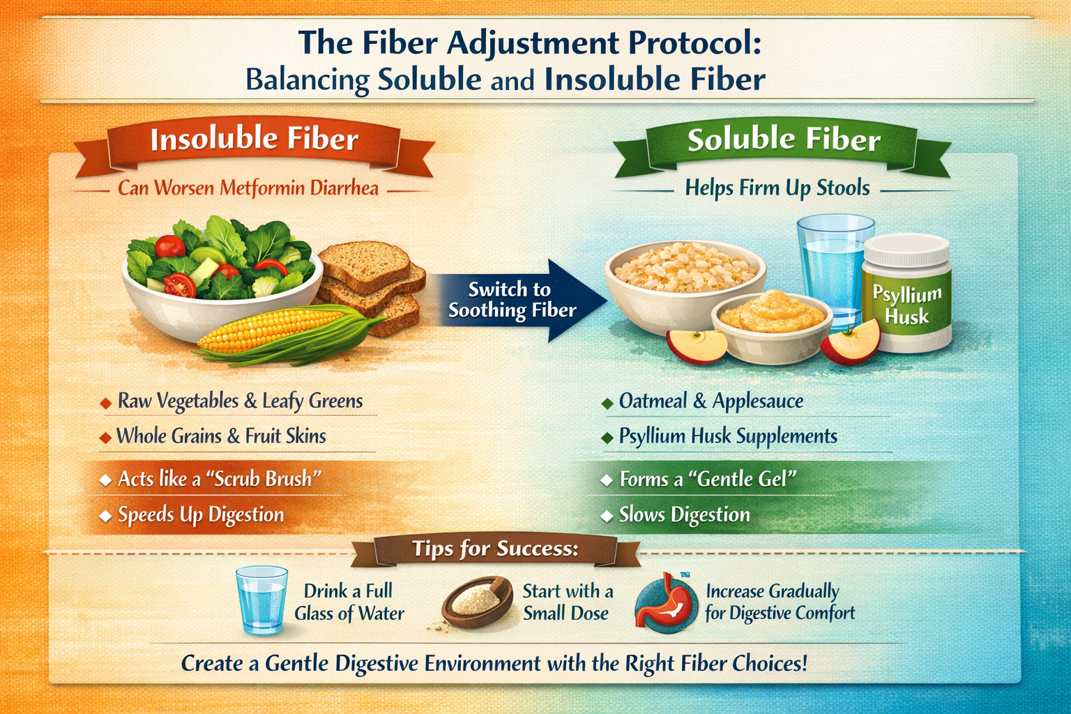 Balancing soluble and insoluble fiber