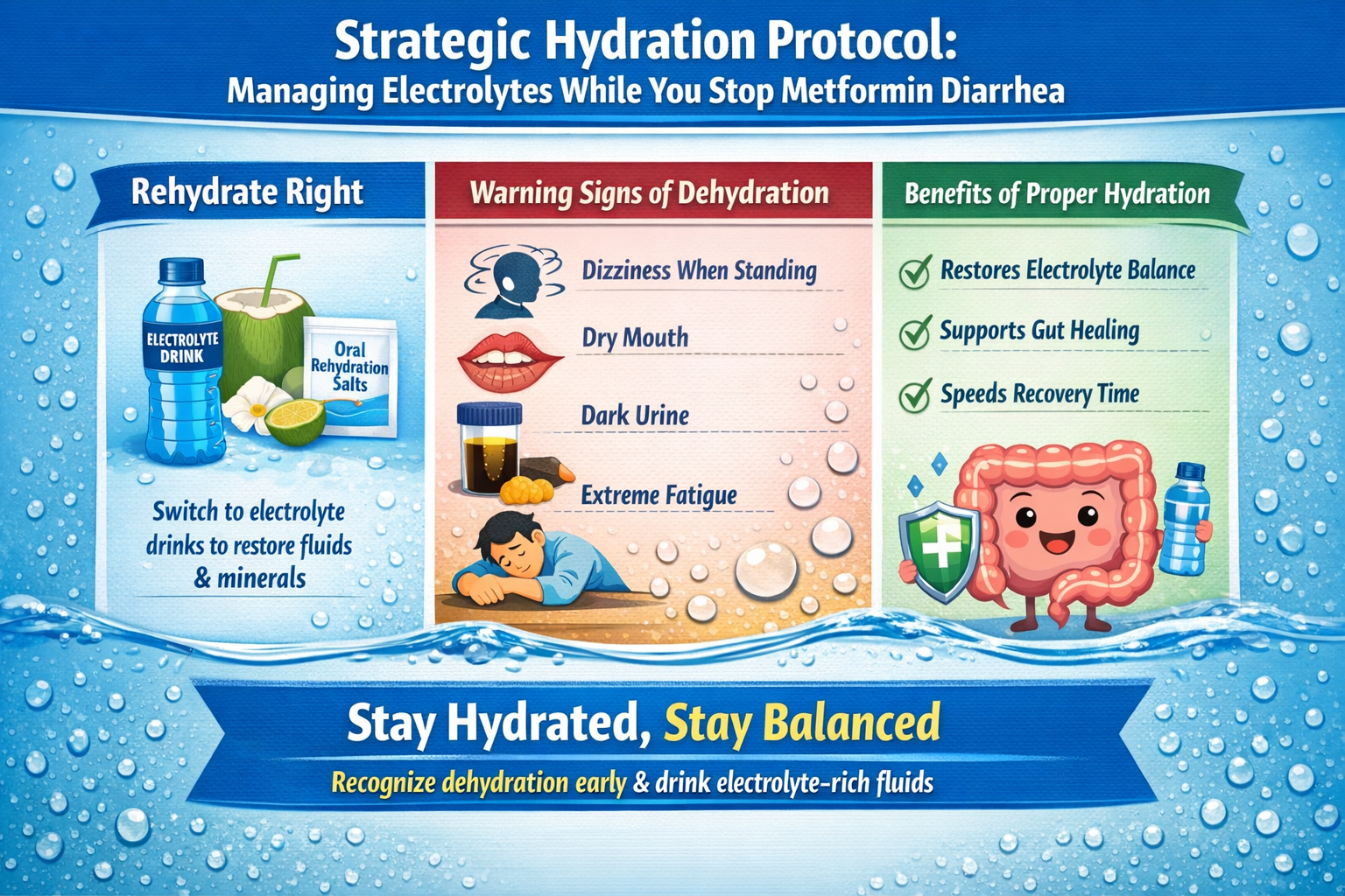 Strategic hydration and electrolyte balance guide